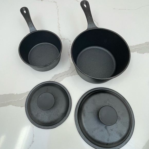 Le Creuset Kitchen Four 4 Piece Bundle Saucepan Cast Iron Medium